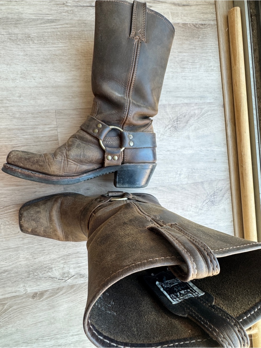 Frye Harness Boots Size 7 M Woman’s - Picture 2 of 16